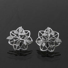 Load image into Gallery viewer, Trellis Diamond Pave Earrings
