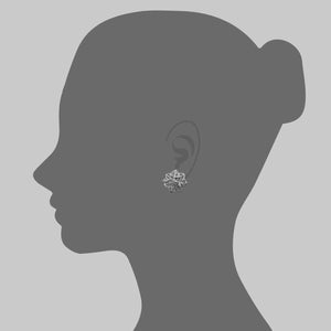 Trellis Diamond Pave Earrings