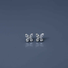Load image into Gallery viewer, Diamond Butterfly Earrings
