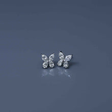 Load image into Gallery viewer, Diamond Butterfly Earrings
