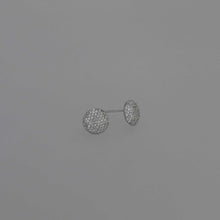 Load image into Gallery viewer, Diamond Pave Button Earrings
