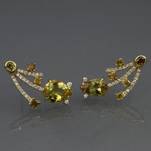 Load image into Gallery viewer, Mismatched Yellow Beryl Earrings
