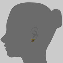 Load image into Gallery viewer, Yellow Gold Butterfly Earrings
