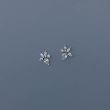 Load image into Gallery viewer, Pear and Marquise Diamond Wreath Stud Earrings
