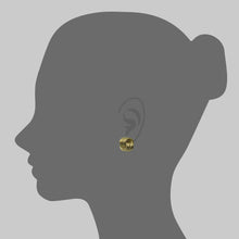 Load image into Gallery viewer, Gold Link Deco Doorknocker Earrings
