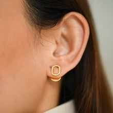 Load image into Gallery viewer, MAVIS front and back earrings
