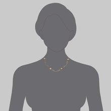 Load image into Gallery viewer, Golden South Sea Pearl Knot Pave Collar
