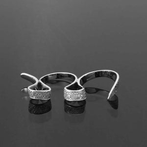 Mobius Diamond Pave Ring