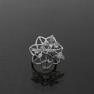 Trellis Diamond Pave Ring