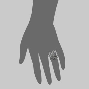 Trellis Diamond Pave Ring