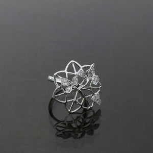 Trellis Diamond Pave Ring