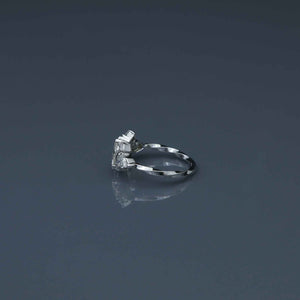 Marquise, Pear, Princess and Round Diamond Fragment Ring with Twist Band