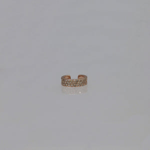 PS ILY Lux Diamond Pave Ear Cuff